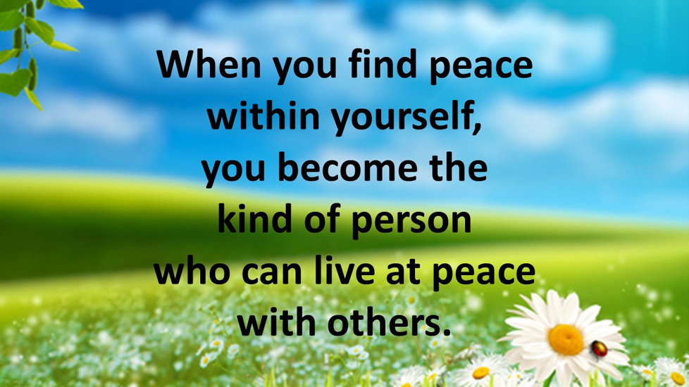 Image result for finding peace within