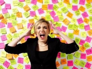 sticky notes on your brain